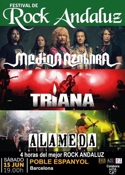 Cartel de Rock Andaluz en Barcelona