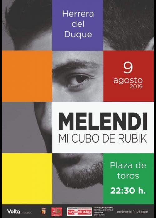 Cartel de Concierto de Melendi en Herrera del Duque