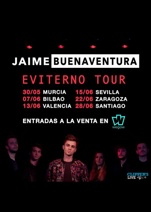 Cartel de Concierto de Jaime Buenaventura en Bilbao