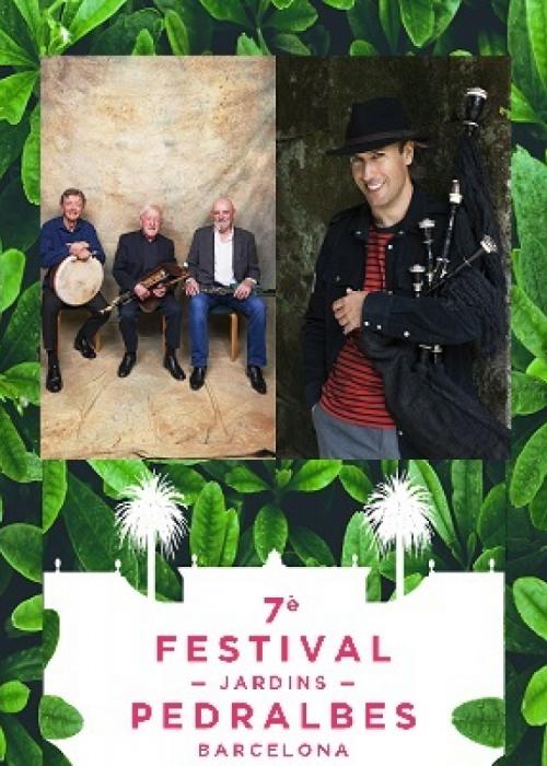 Cartel de Concierto de Carlos Nuñez + The Chieftains en Barcelona