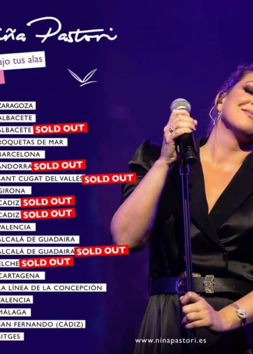 Cartel de Concierto de Niña Pastori en Sitges
