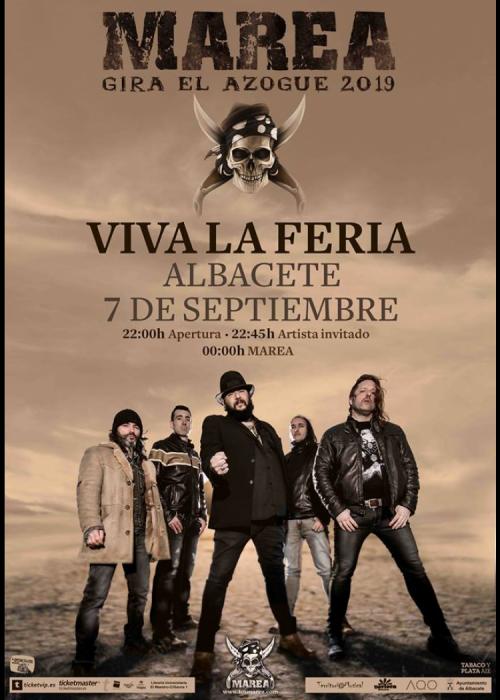 Cartel de Concierto de Marea en Albacete