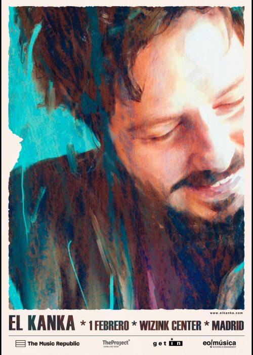 Cartel de Concierto de El Kanka en Madrid