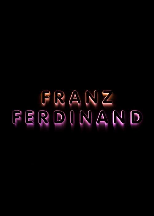 Cartel de Concierto de Franz Ferdinand en Valladolid