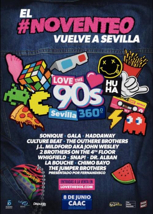 Cartel de Love The 90s en Sevilla