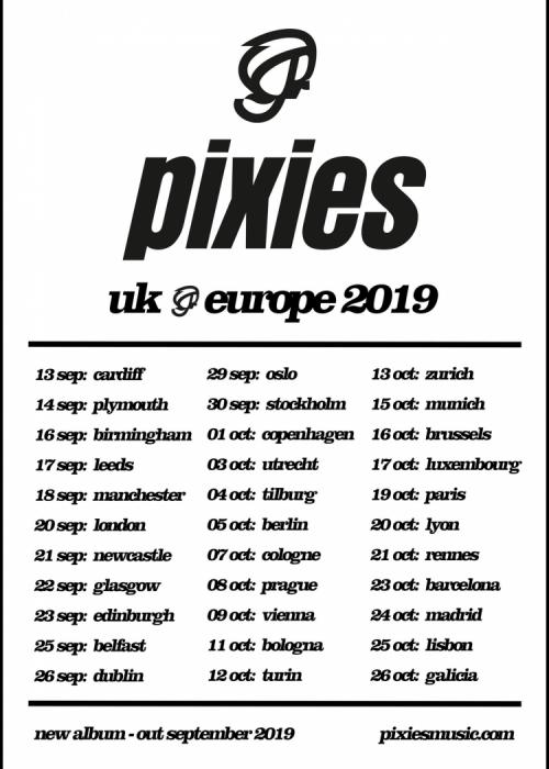 Cartel de Concierto de Pixies en Barcelona