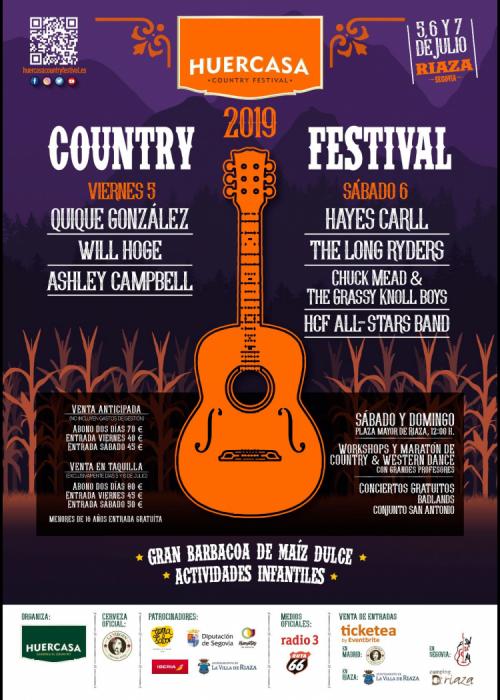 Cartel de Huercasa Country Festival 2019