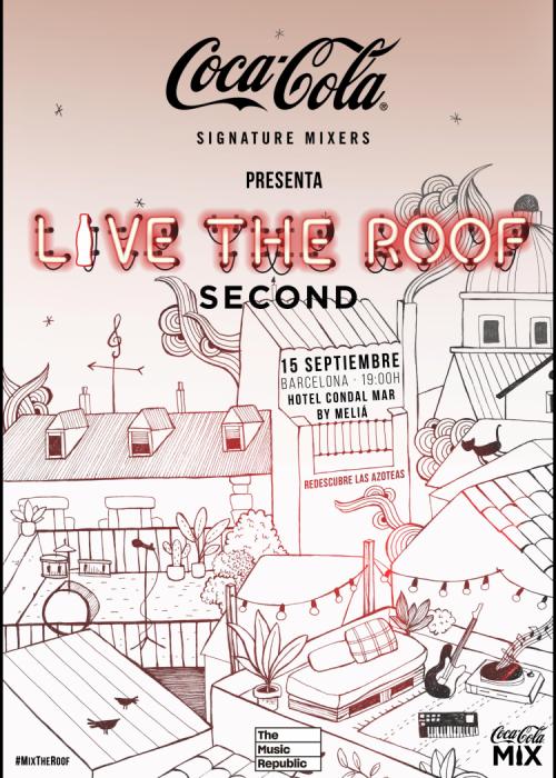 Cartel de Concierto de Second en Barcelona