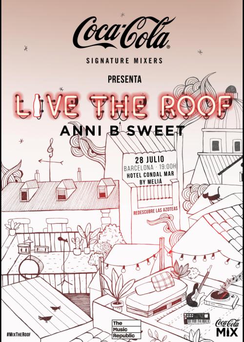 Cartel de Concierto de Anni B Sweet en Barcelona