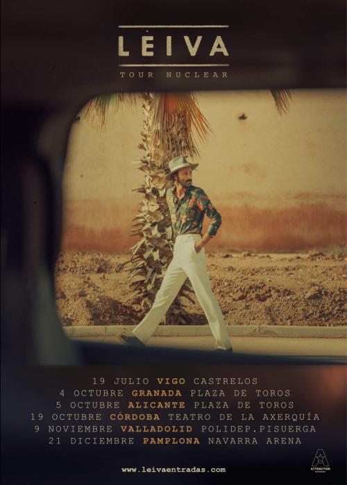 Cartel de Concierto de Leiva en Granada