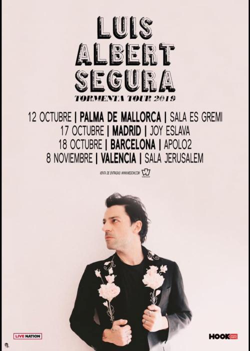 Cartel de Concierto de Luis Albert Segura en Madrid
