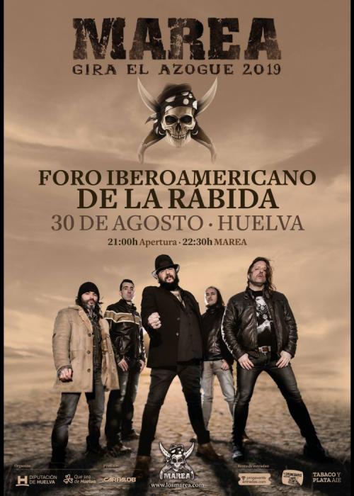 Cartel de Concierto de Marea en Huelva