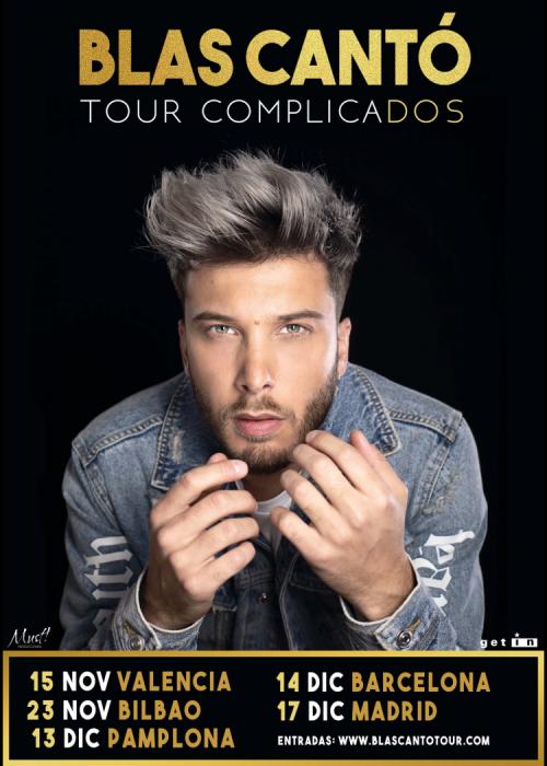Cartel de Concierto de Blas Cantó en Madrid