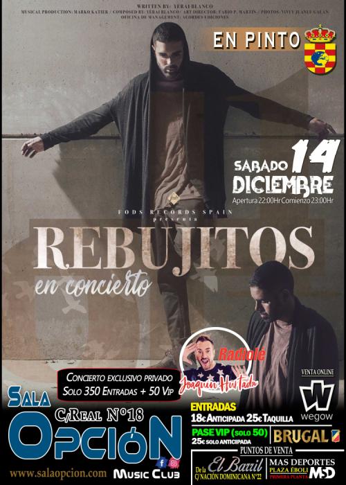 Cartel de Concierto de Los Rebujitos en Pinto