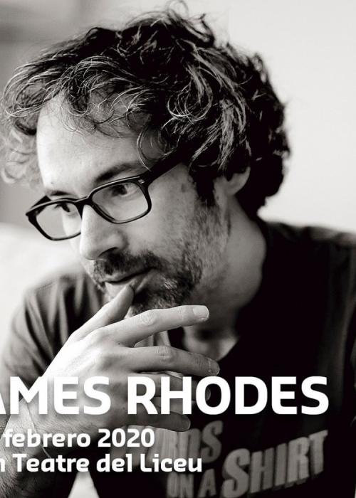 Cartel de Concierto de James Rhodes en Barcelona