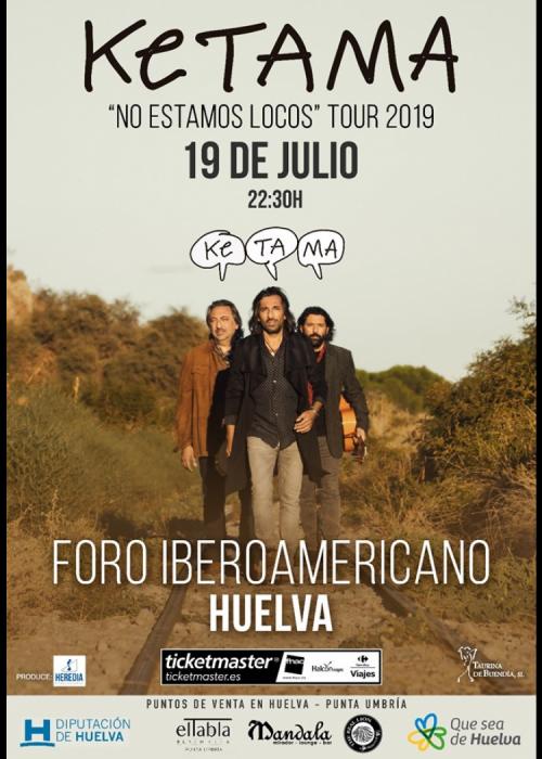 Cartel de Concierto de Ketama en Palos de la Frontera