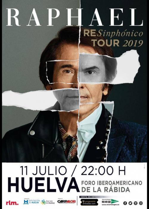 Cartel de Concierto de Raphael en Palos de la Frontera