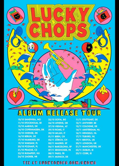 Cartel de Concierto de Lucky Chops en Madrid