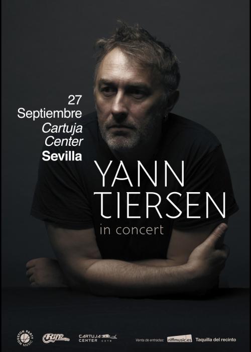 Cartel de Concierto de Yann Tiersen en Sevilla