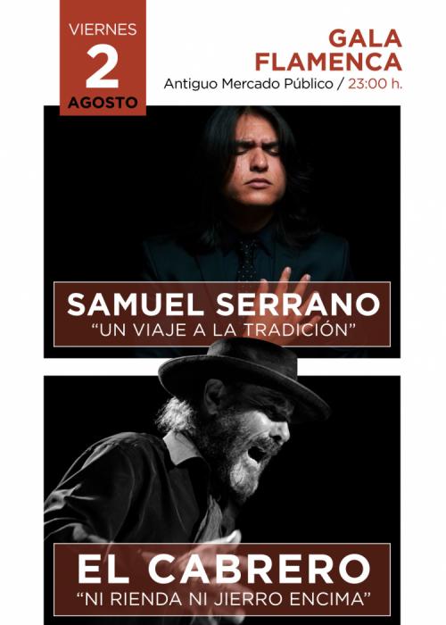 Cartel de Concierto de Samuel Serrano + El Cabrero en La Unión