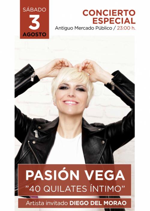 Cartel de Concierto de Pasión Vega en La Unión
