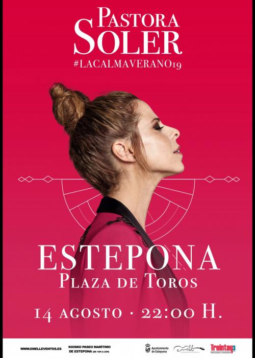 Cartel de Concierto de Pastora Soler en Estepona