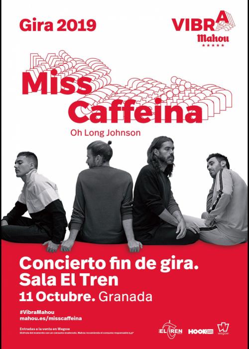 Cartel de Concierto de Miss Caffeina en Granada