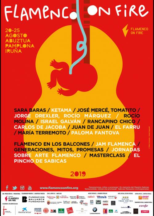 Cartel de Concierto de Sara Baras en Pamplona/Iruña