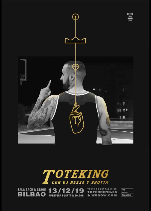 Cartel de Concierto de Toteking en Bilbao