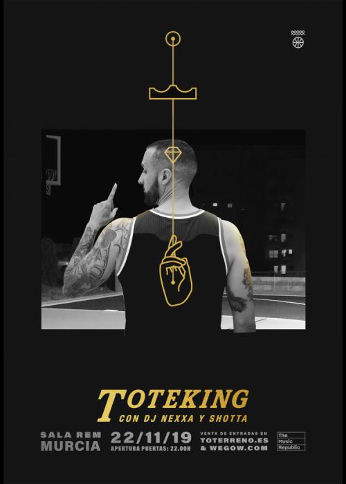 Cartel de Concierto de Toteking en Murcia