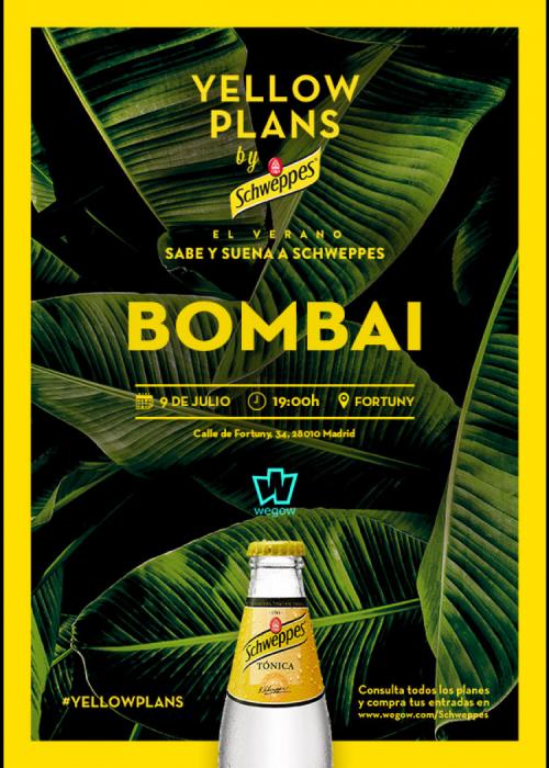 Cartel de Concierto de Bombai en Madrid