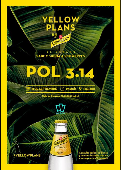 Cartel de Concierto de POL 3.14 en Madrid