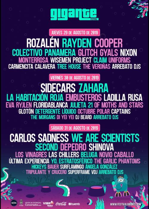 Cartel de Festival Gigante 2019