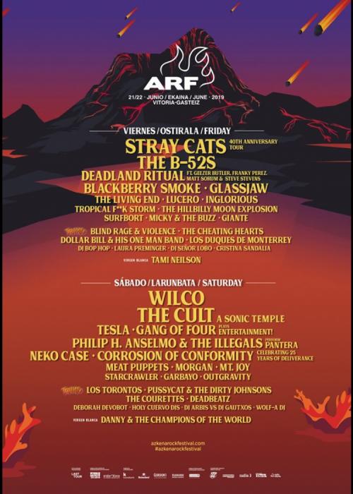 Cartel de Azkena Rock Festival 2019