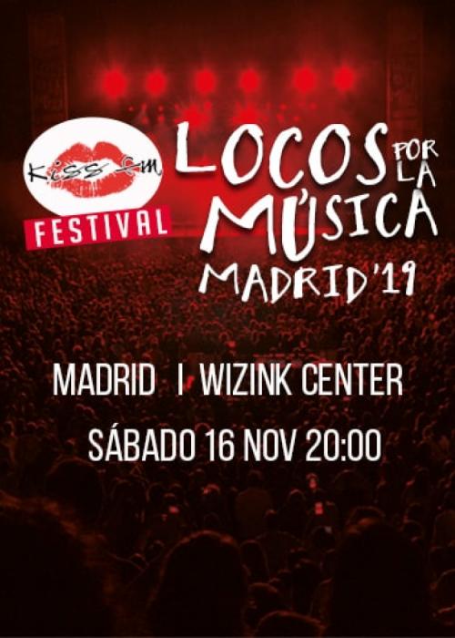 Cartel de Locos por la Música en Madrid 2019