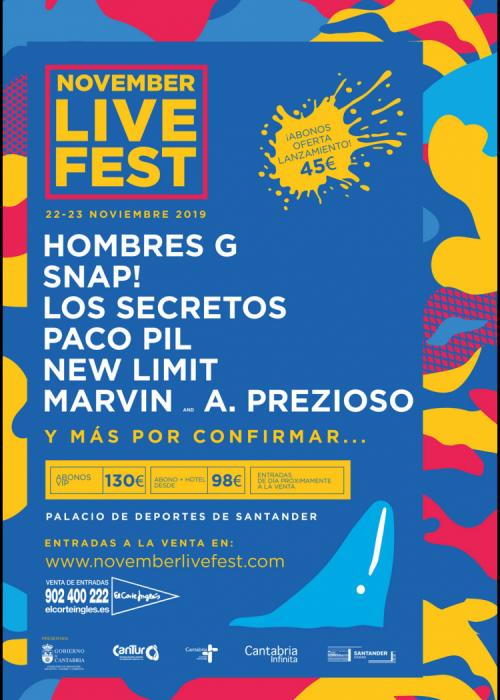 Cartel de November Live Fest