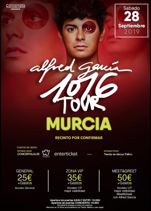 Cartel de Concierto de Alfredo García en Murcia