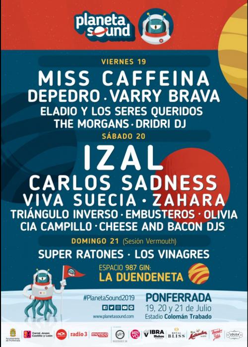 Cartel de Festival Planeta Sound 2019