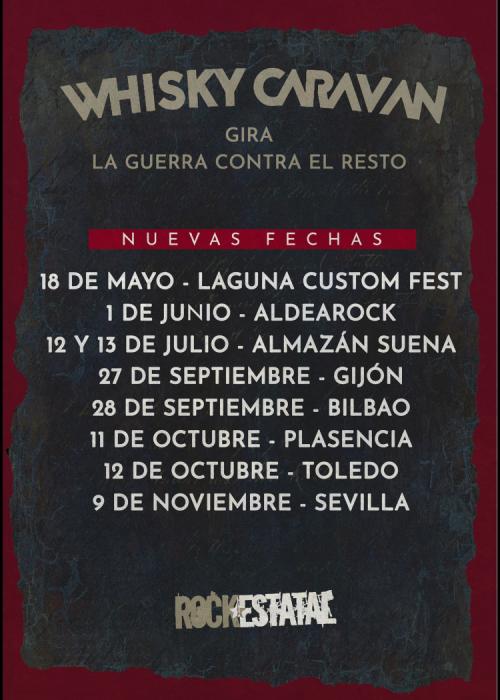 Cartel de Concierto de Whisky Caravan en Murcia