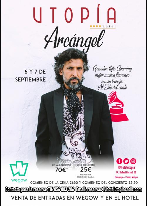 Cartel de Concierto de Arcángel en Benalup-Casas Viejas