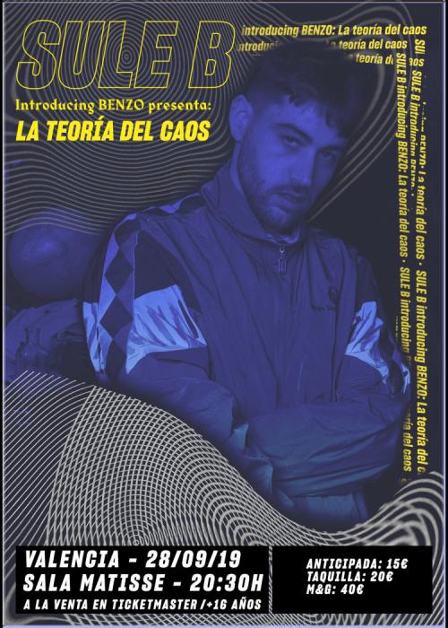 Cartel de Concierto de Sule B en Valencia