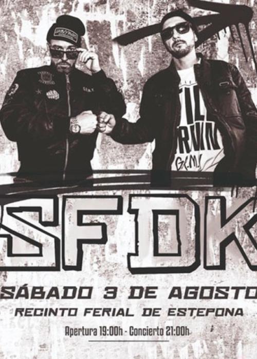 Cartel de Concierto de SFDK en Estepona
