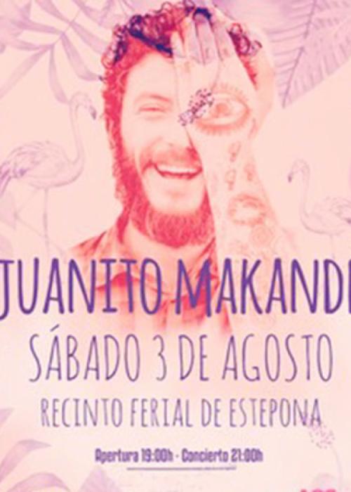 Cartel de Concierto de Juanito Makandé en Estepona
