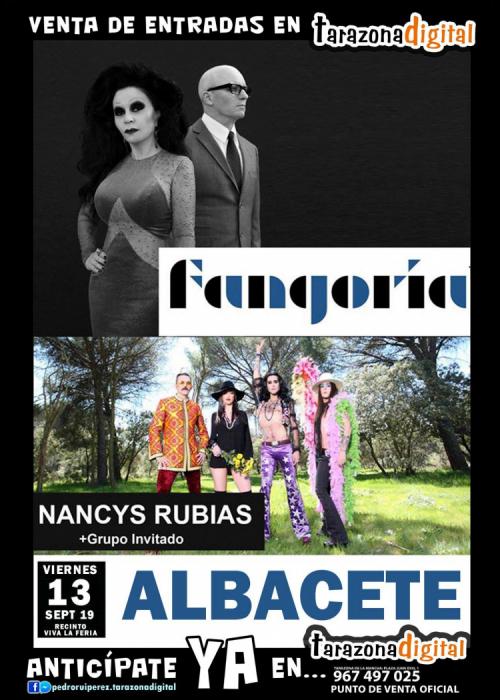 Cartel de Concierto de Fangoria + Nancys Rubias en Albacete