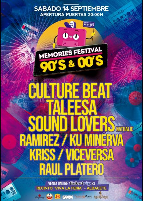 Cartel de Memories Festival en Albacete