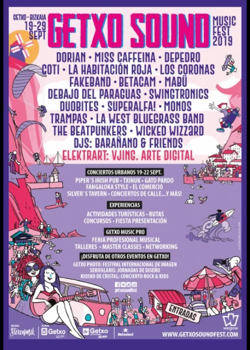 Cartel de Getxo Sound 2019