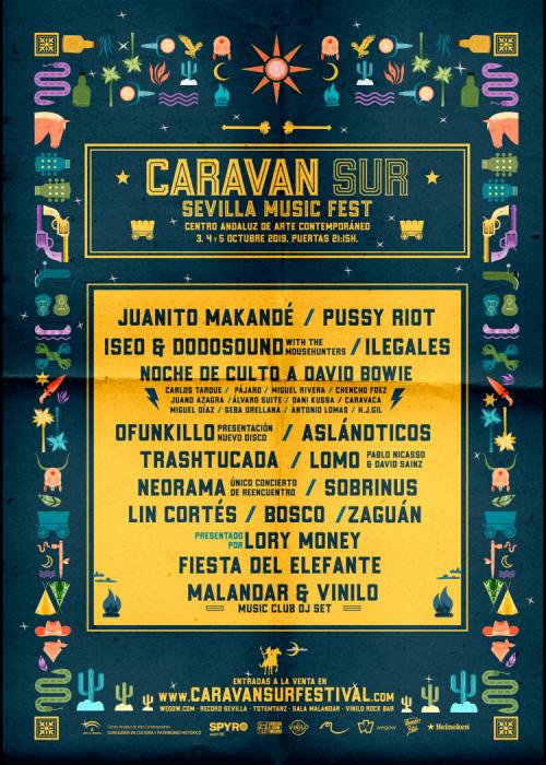 Cartel de Caravan Sur Festival 2019