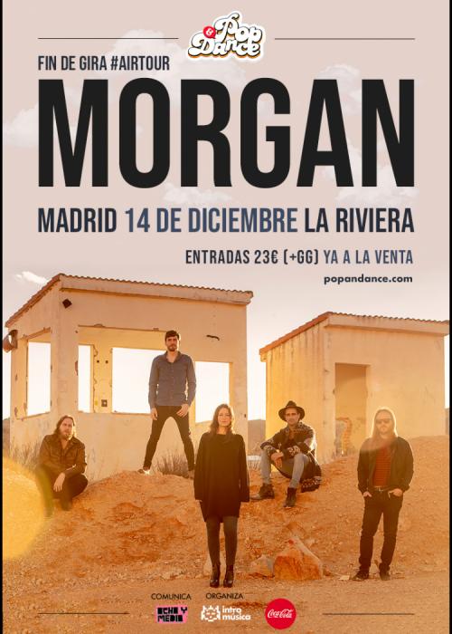 Cartel de Concierto de Morgan en Madrid