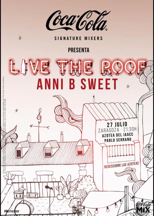Cartel de Concierto de Anni B Sweet en Zaragoza