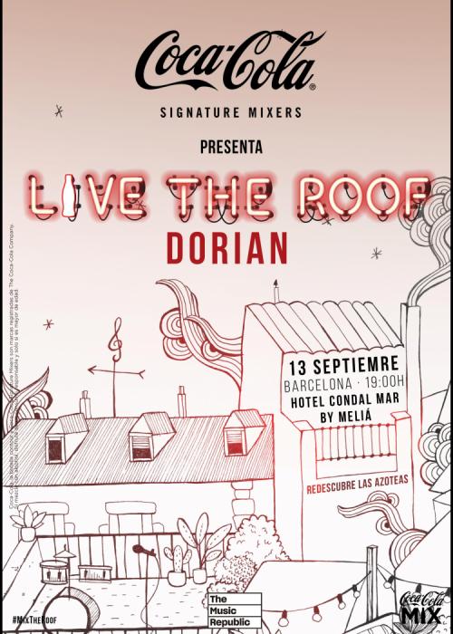 Cartel de Concierto de Dorian en Barcelona